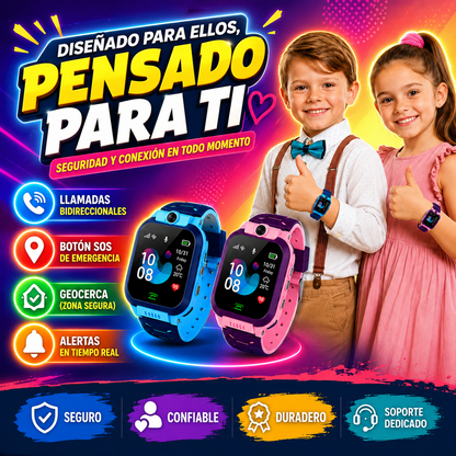 Reloj Inteligente Q12 Para Niños Llamadas / Ubicación GPS