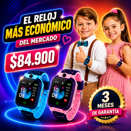 Reloj Inteligente Q12 Para Niños Llamadas / Ubicación GPS