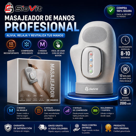 Masajeador Comfier De Manos Inalámbrico